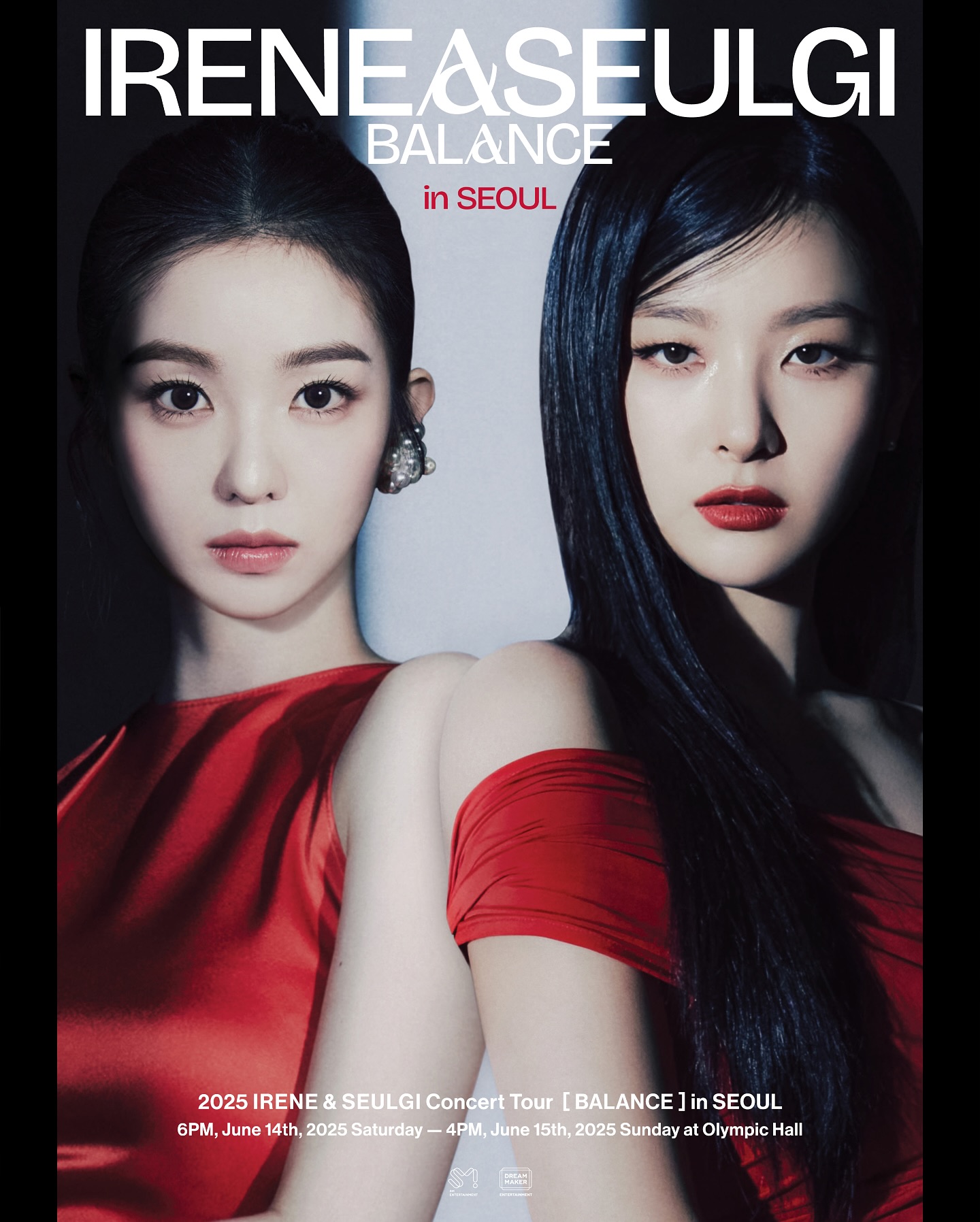 2025 IRENE & SEULGI Concert Tour [ BALANCE ] in SEOUL 기본정보 아이린 슬기 레드벨벳 투어 콘서트 출연진 콘서트 티켓팅 예매 가격
